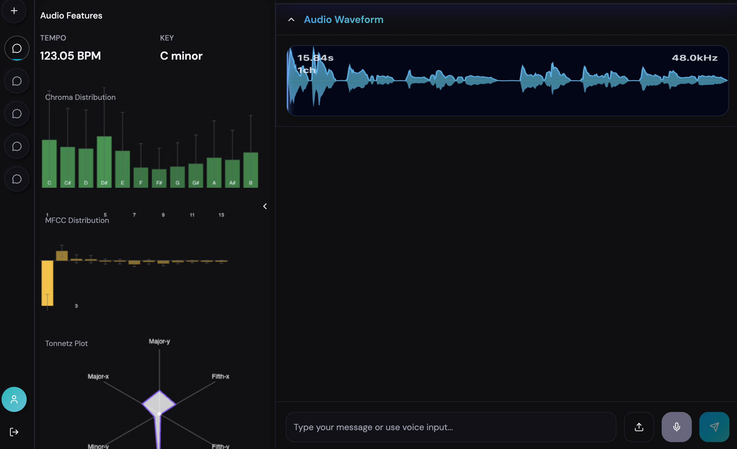Audio Analysis Interface