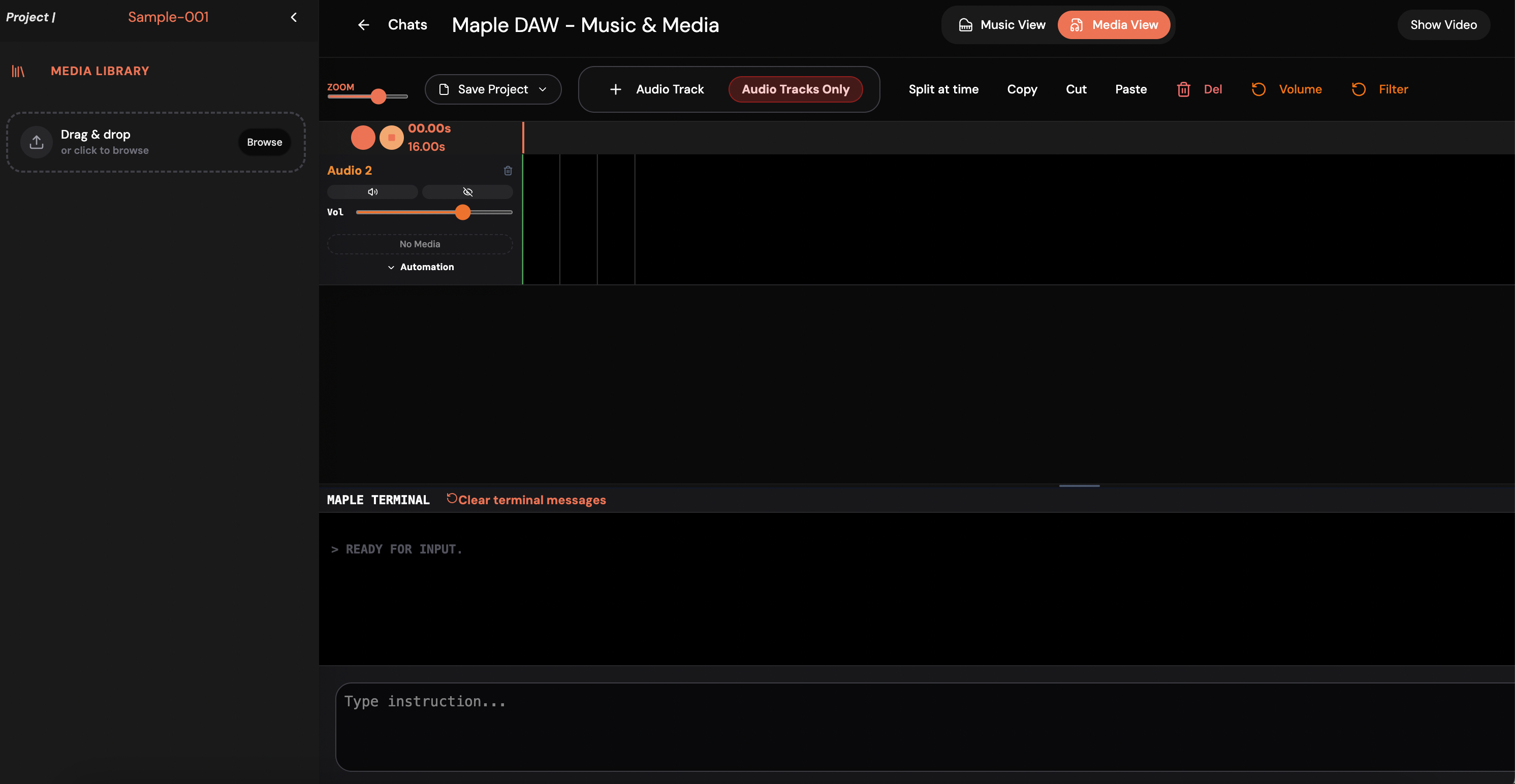 Media View Interface